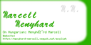marcell menyhard business card